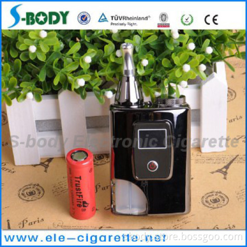 e-cig box mod with 8ml liquid bottle from S-body